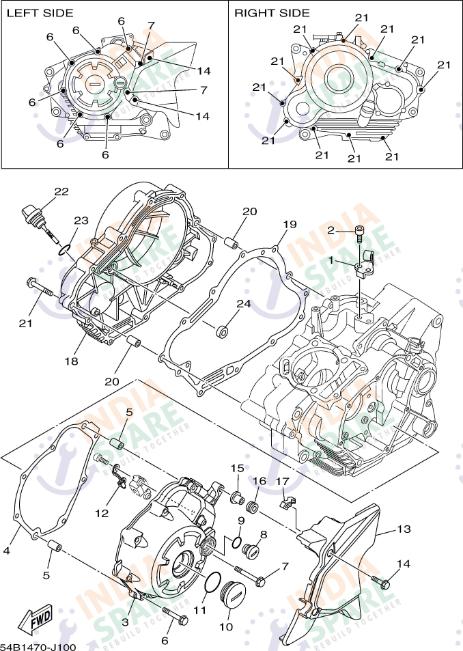 CRANKCASE COVER 1